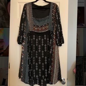 Flowy boho dress- XL